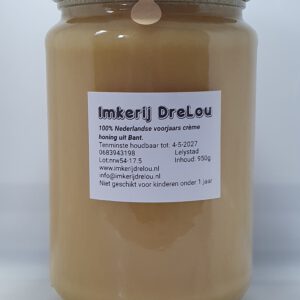 Voorjaar/Koolzaad crème honing uit Bant (950g)