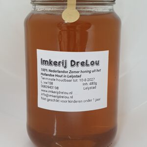 Zomer honing uit het Hollandse Hout in Lelystad (480g)