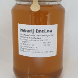 Zomer honing uit het Swifterbos in Swifterbant (480g)
