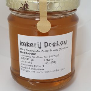 Zomer honing uit het Gelderse Hout in Lelystad (250g)